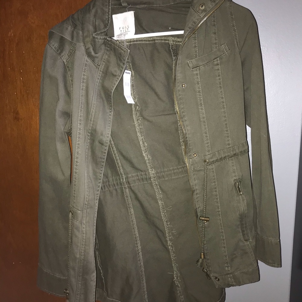 Olive Green Trench Coat